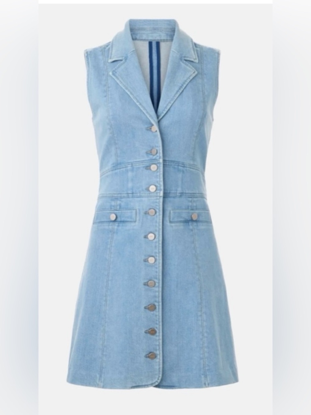 Paige Vida denim dress NWOT size 2 in sold-out Jocelyn wash
